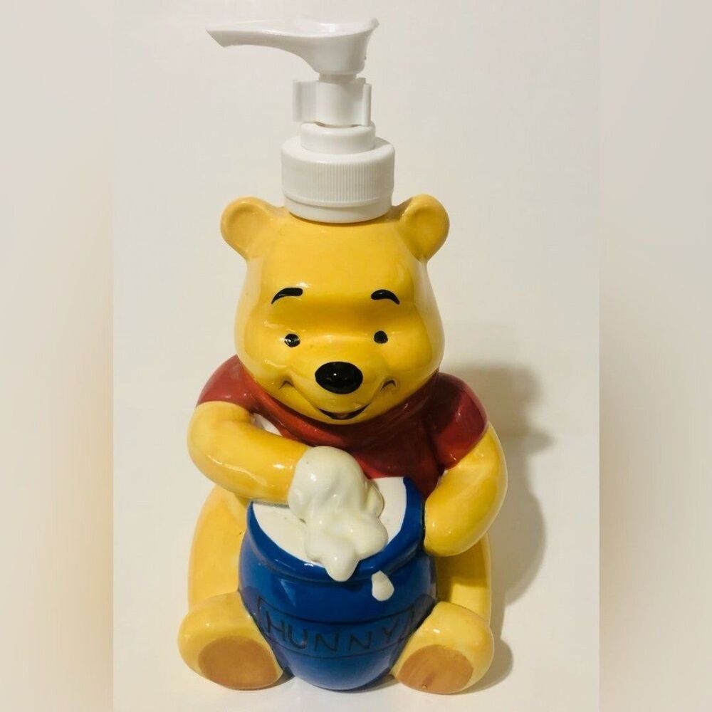 Winnie the Pooh -Pooh and Friends -Hand painted Ceramic Lotion Dispenser